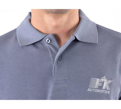 Polo, polo, chemise, top moderne, design de classe, gris taille M  