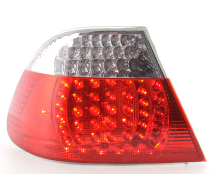 LED feux arrière BMW Série 3 Coupe type E46 99-02 clair / rouge 