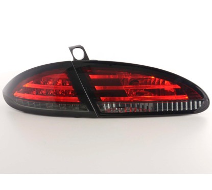 Kit feux arrières LED Seat Leon type 1P 05-09 rouge / noir 