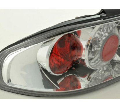 Jeu de feux arrière Peugeot 306 2 portes. Type 7 *** 97-01 chromé