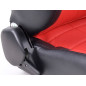 Sièges sport FK Sièges auto demi-coque Set Comfort avec siège chauffant + fonction massage