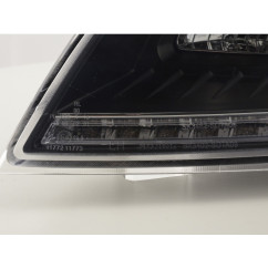 Phare Daylight LED DRL look Skoda Oktavia à partir de 2009 noir