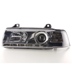 Phare Daylight LED DRL look BMW 3er Limo type E36 92-98 chrome