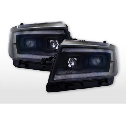 Jeu de phares Xenon Daylight LED DRL look Mini Countryman (R60) 10-17 noir 