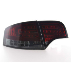 Kit feux arrières à LED Audi A4 berline type 8E 04-07 rouge / noir 