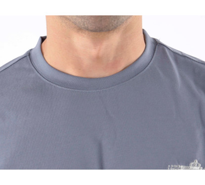 T-shirt, chemise, top moderne, design de classe, gris taille S 