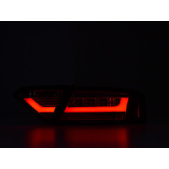 Feux arrière à LED Lightbar Audi A5 8T Coupe / Sportback 07-11 rouge / noir 
