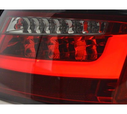 Feux arrière à LED Lightbar Audi A5 8T Coupe / Sportback 07-11 rouge / noir
