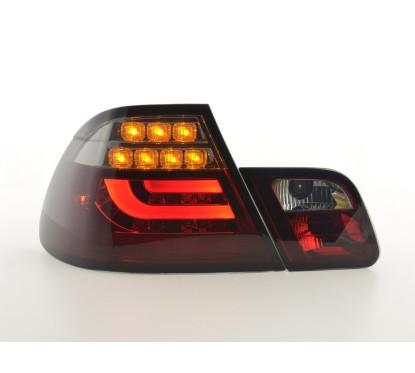Kit feux arrières LED BMW Série 3 E46 Coupé 03-07 rouge / noir