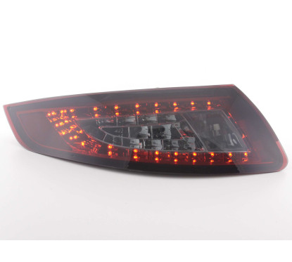 Kit feux arrière à LED Porsche 911 type 997 05-09 rouge / noir 