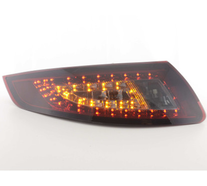 Kit feux arrière à LED Porsche 911 type 997 05-09 rouge / noir