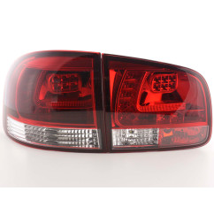 Jeu de feux arrière à LED VW Touareg type 7L 03-09 rouge / clair 