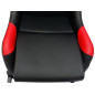 Siège de jeu FK Simulateur de course de siège de jeu eGaming Seats Monaco noir / rouge