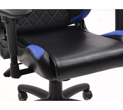 Chaise de jeu FK eGame Seats Siège de jeu eSports London noir / bleu