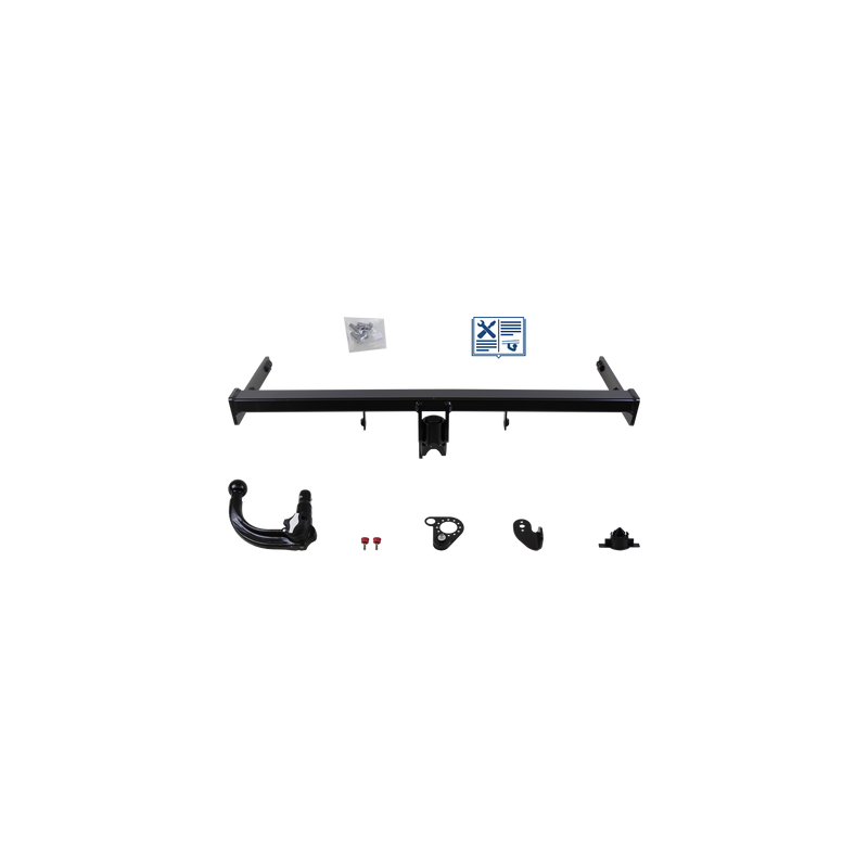 Attelage rotule démontable Oris + faisceau Trail-Tec universel 7 broches - VW GOLF SPORTSVAN VII