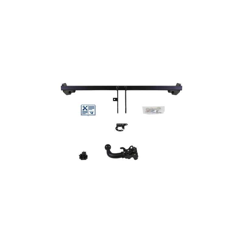 Attelage rotule démontable sans outil horizontale, AUTO-HAK - VW POLO VI