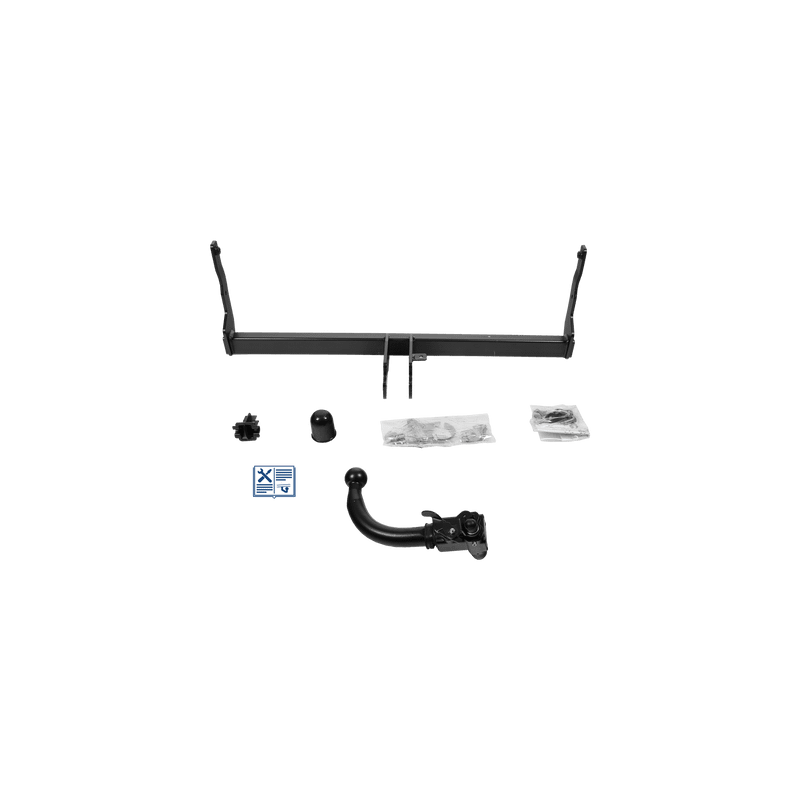 Attelage rotule démontable sans outil horizontale, AUTO-HAK - VW T-CROSS