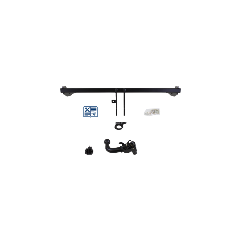 Attelage rotule démontable sans outil horizontale, AUTO-HAK - VW T-ROC