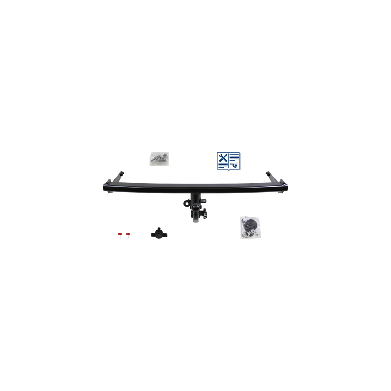 Attelage rotule démontable Westfalia + faisceau Trail-Tec universel 7 broches - VW T-ROC