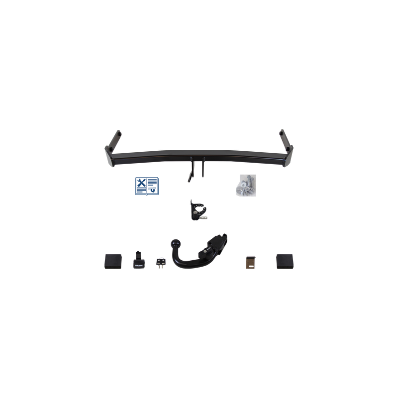 Attelage rotule démontable sans outil diagonale, Brink - VW T-ROC Décapotable