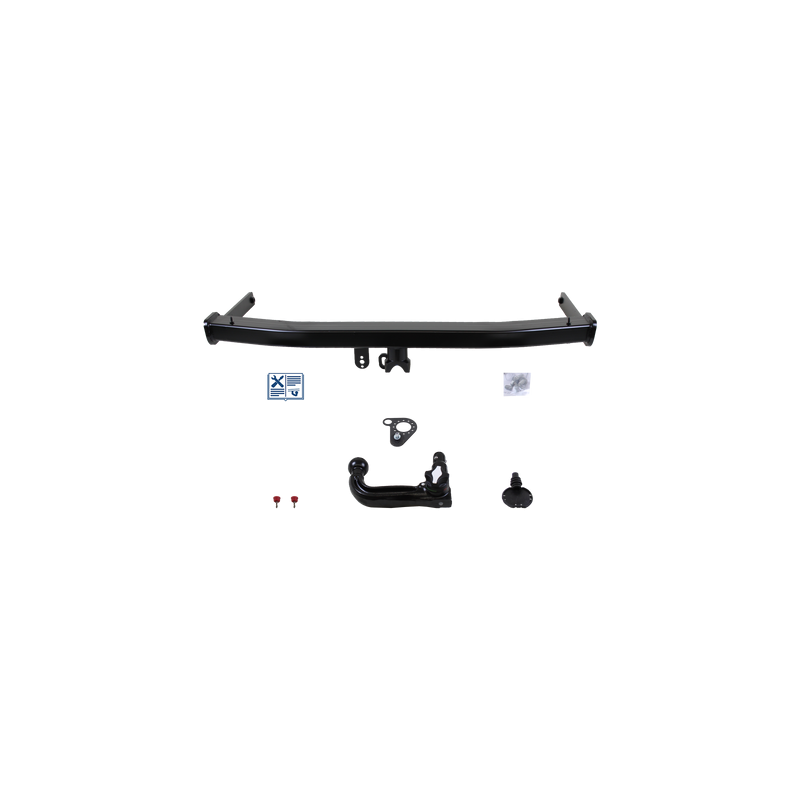Attelage rotule démontable Oris + faisceau Trail-Tec universel 13 broches - VW TIGUAN
