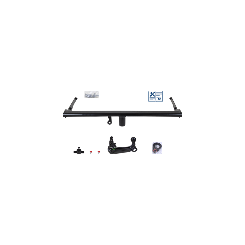 Attelage rotule démontable Westfalia + faisceau Trail-Tec universel 13 broches - VW TIGUAN ALLSPACE