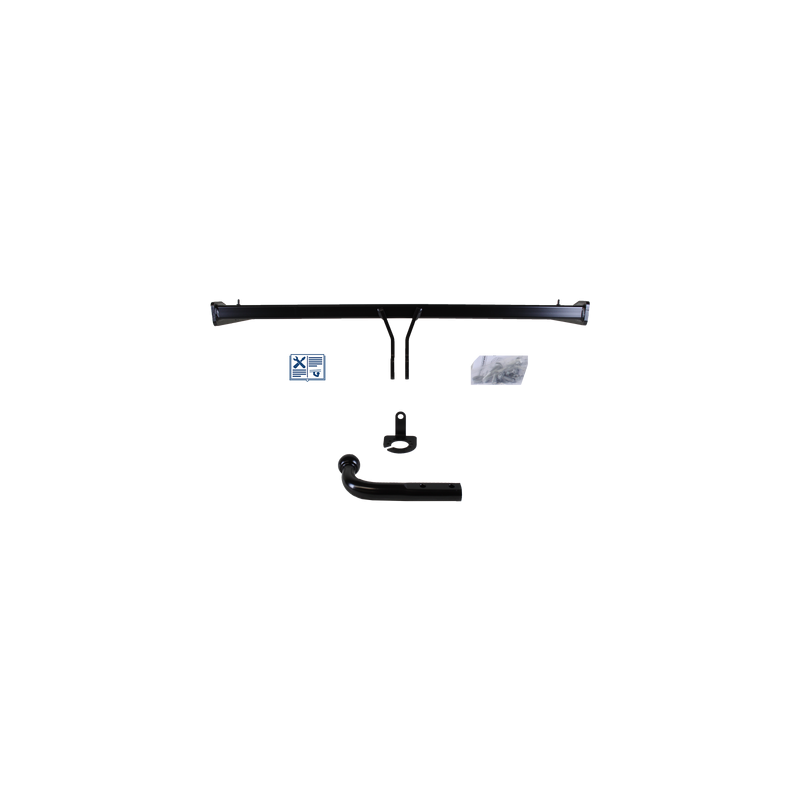 Attelage col de cygne Oris + faisceau Trail-Tec universel 13 broches - VW TIGUAN ALLSPACE