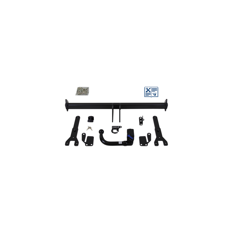 Attelage rotule démontable AUTO-HAK + faisceau Trail-Tec universel 7 broches - TOYOTA C-HR