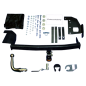 Attelage rotule démontable GDW + faisceau ECS spécifique 13 broches - TOYOTA COROLLA A trois volumes