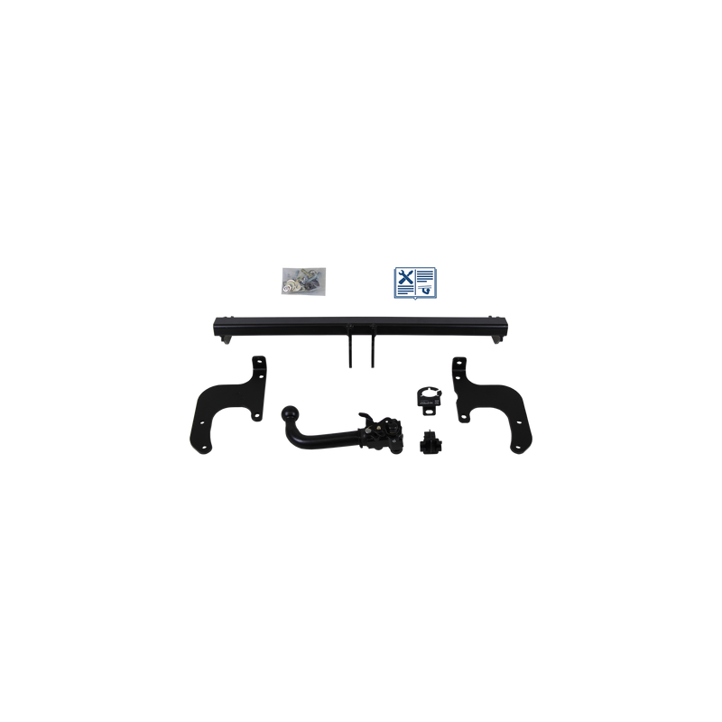 Attelage rotule démontable AUTO-HAK + faisceau Trail-Tec universel 13 broches - TOYOTA URBAN CRUISER