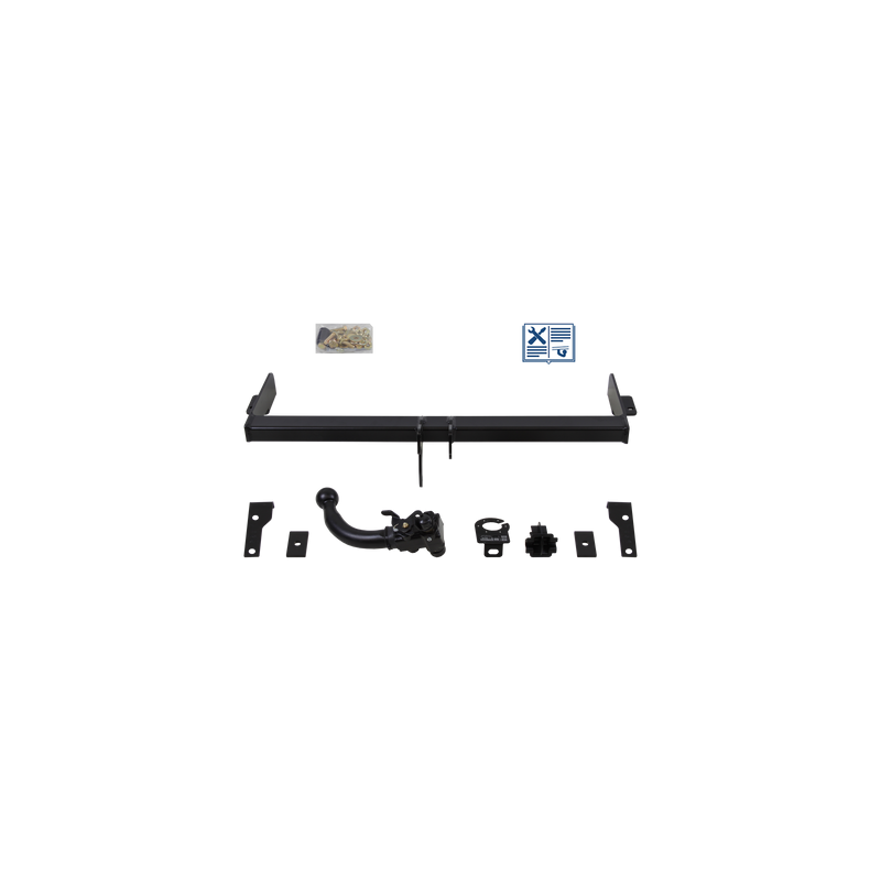 Attelage rotule démontable AUTO-HAK + faisceau Trail-Tec universel 7 broches - SUZUKI ALTO VII