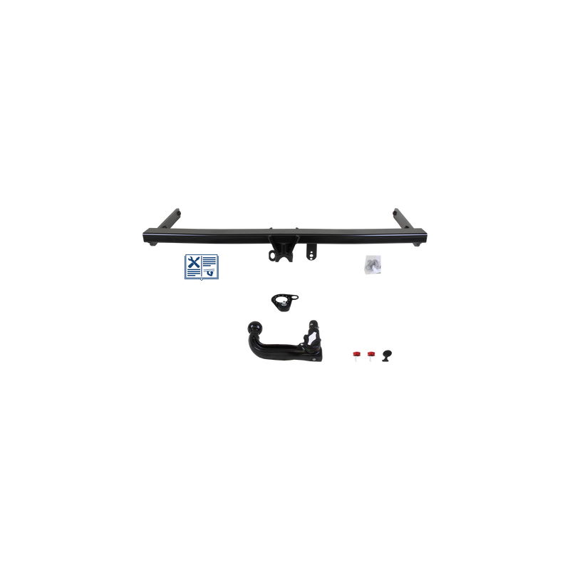 Attelage rotule démontable Oris + faisceau Trail-Tec universel 7 broches - SKODA OCTAVIA III Combi