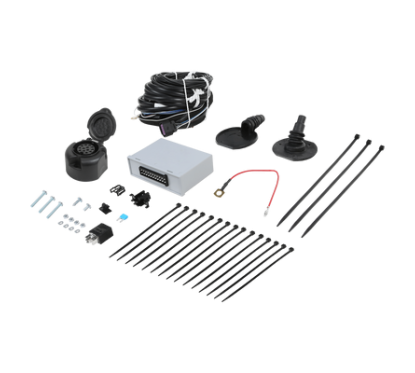 Attelage rotule démontable AUTO-HAK + faisceau Erich Jaeger spécifique 13 broches - SSANGYONG KORANDO