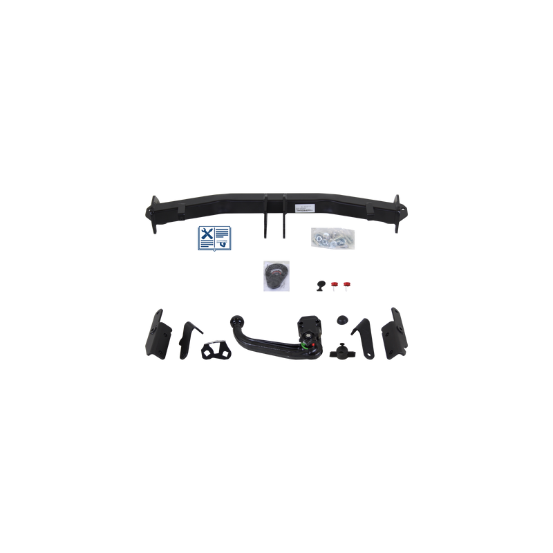 Attelage rotule démontable Westfalia + faisceau Trail-Tec universel 13 broches - SUBARU IMPREZA 3/5 portes
