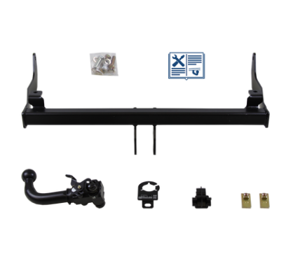 Attelage rotule démontable AUTO-HAK + faisceau Trail-Tec universel 7 broches - SEAT INCA