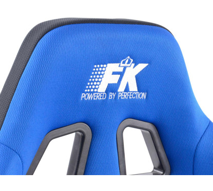 Sièges sport FK ensemble de sièges auto demi-coque tissu Cyberstar noir / bleu
