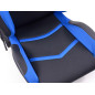 Sièges sport FK ensemble de sièges auto demi-coque tissu Cyberstar noir / bleu