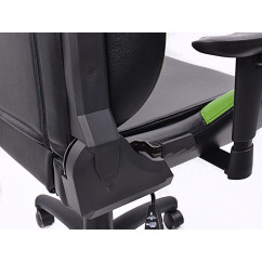 Chaise de jeu FK eGame Seats Siège de jeu eSports London noir / vert 