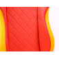Chaise de jeu FK eGame Seats Siège de jeu eSports London rouge / jaune