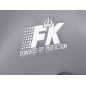 Sièges sport FK Sièges baquets complets pour voiture Set Race 1 avec housse en fibre de verre brillante