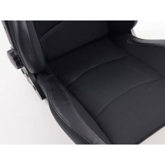 Sièges sport FK Sièges demi-coque pour voiture Set Control avec chauffage et massage des sièges 