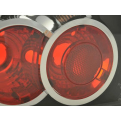 Jeu de feux arrière Alfa Romeo 155 type 167 93-97 noir