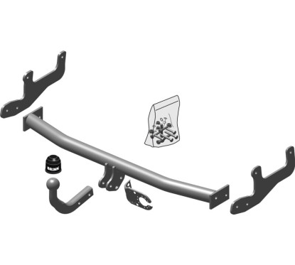Attelage à rotule démontable avec outil (RDAO) RENAULT CLIO III (BR0/1, CR0/1) 3/5 portes 2005-2014(01-2005- 12-2014)