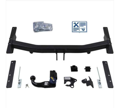 Attelage rotule démontable GDW + faisceau Trail-Tec spécifique 7 broches - SUBARU IMPREZA Break 