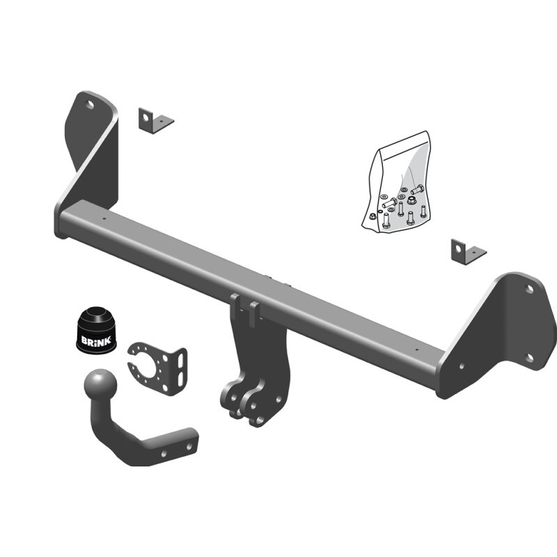 Attelage à rotule démontable avec outil (RDAO)BMW 1 3 cylindre(F21) 3/5 portes 2011-2019(12-2011- 12-2019)