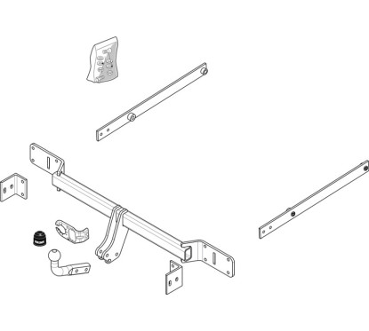 Attelage à rotule démontable avec outil (RDAO)MERCEDES-BENZ CLASSE C T-Model (S204) 2007-2014(08-2007- 08-2014)