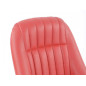 FK Oldtimersitze Ensemble de sièges baquets pour voiture Montgomery au look rétro rouge