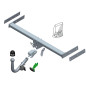 Attelage à rotule démontable en diagonal (BMA)VOLVO V40 R-Design (525) 3/5 portes 2012-2019(03-2012- 08-2019)