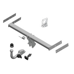 Attelage à rotule démontable en diagonal (BMA)VOLVO V60 I (155)