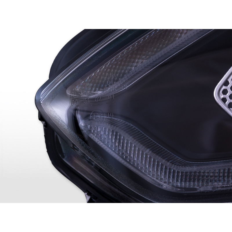 Kit phares LED Feux diurnes LED Suzuki Swift RZ/AZ année à partir de 17 conduite à droite noir